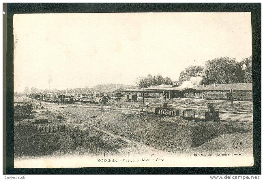 Morcenx (Landes 40) - Vue Générale De La Gare ( Train F. Bornède Dos Précurseur) - Morcenx