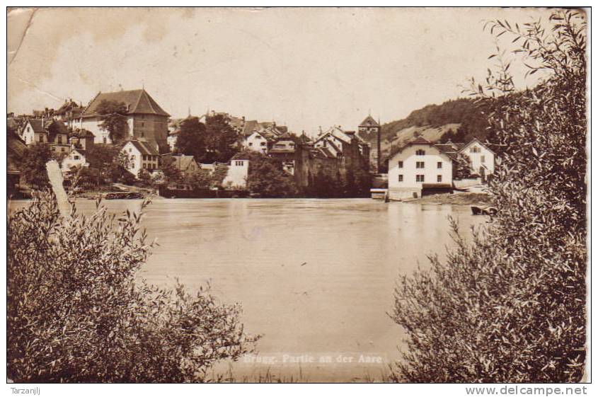 CPA De Brugg (Argovie Suisse): Partie An Der Aare - Brugg