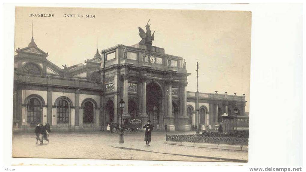 B927   BRUXELLES : Gare Du Midi - Cercanías, Ferrocarril