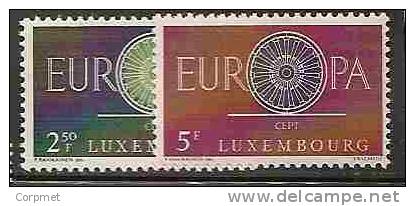 EUROPA-CEPT - LUXEMBOURG 1960 - Yvert # 587/8 - MLH - 1960