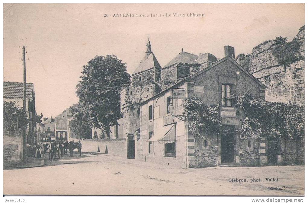 ANCENIS (Loire Inf.) - Le Vieux Château CPA Non écrite N° 20 Editeur Cesbron, Phot., Vallet - Ancenis