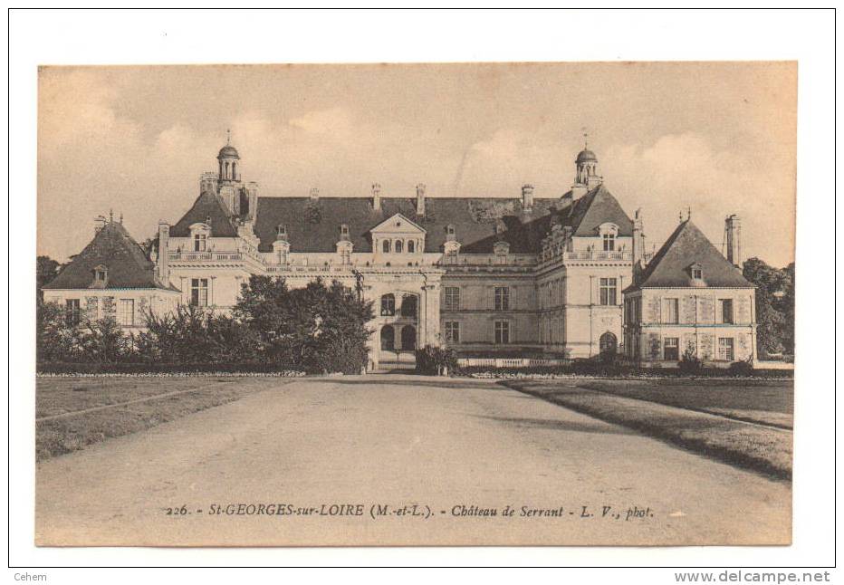 49 Saint Georges Sur Loire Château De Serrant L.V. Maine Et Loire - Saint Georges Sur Loire