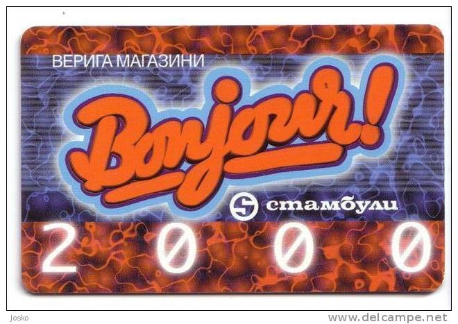 BONJOUR 2000 ( Bulgaria - Mobika Chip Card )  -  Tirage 50.000 Ex. - Bulgarie