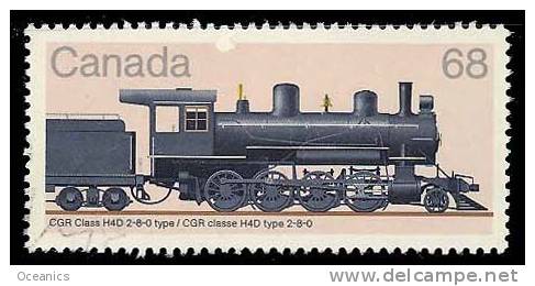 Canada (Scott No.1074 - Locomotive) (o) - Oblitérés