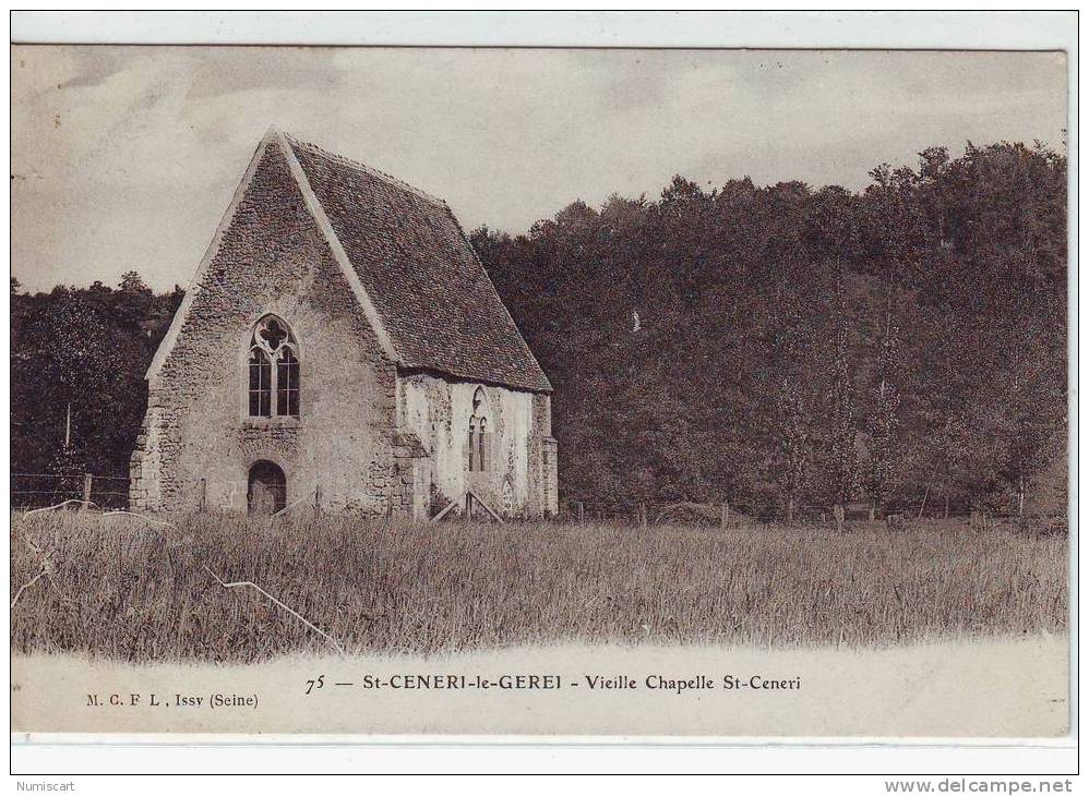 SUPERBE CPA..DE..SAINT CENERI LE GEREI..BELLE VUE DE LA VIEILLE CHAPELLE SAINT CENERI.. - Autres & Non Classés