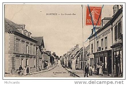 CPA 61 MORTREE - La Grande Rue - Mortree