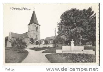 WATERMAEL -l´église Et Le Monument  Albert 1er - Watermaal-Bosvoorde - Watermael-Boitsfort