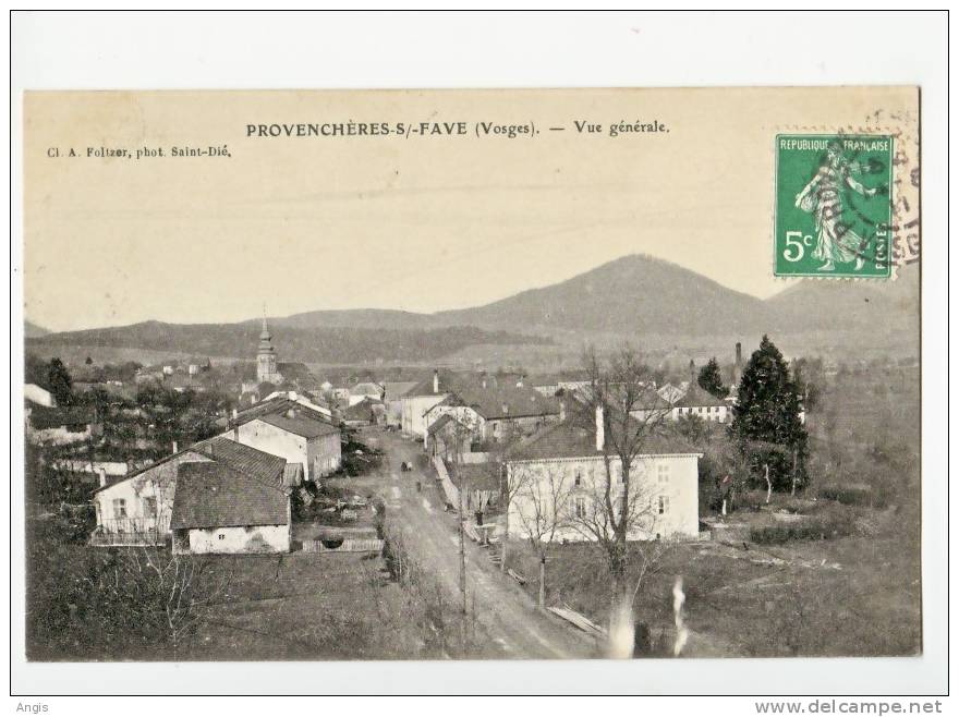 CPA---88---PROVENCHERES-SUR-FAVE----VUE GENERALE - Provencheres Sur Fave