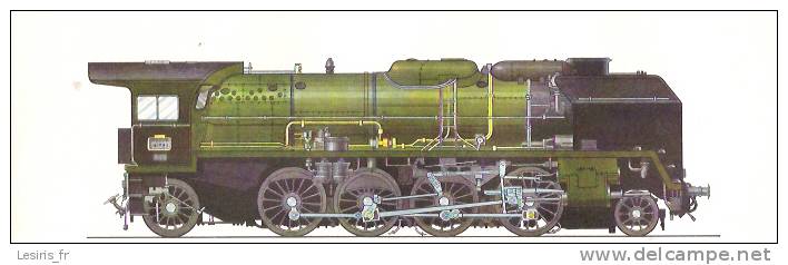 LOCOMOTIVE - 141 P - 1946 - FRANCE - LES LABORATOIRES ROUSSEL - 181-61 L 5 - SOPEL - HISTOIRE DE LA LOCOMMOTIVE - Collezioni