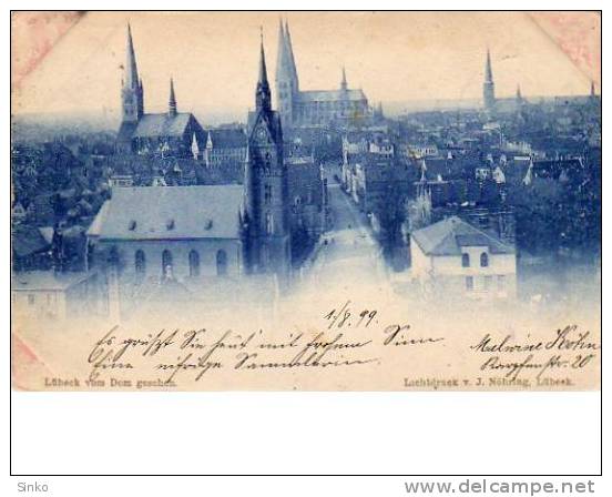 Lübeck Vom Dom Gesehen - Luebeck