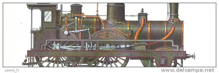 LOCOMOTIVE N° 503 - 1878 - FRANCE - LES LABORATOIRES ROUSSEL - 47 - 62 L 14 - SOPEL - HISTOIRE DE LA LOCOMMOTIVE - Collections