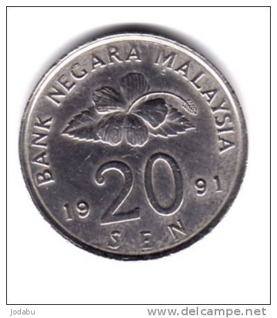 20 Sen 1991 Malésie - Malaysia