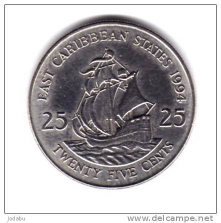 25 Cents 1994 Britich Carabian  -les Caraibes- - Colonie