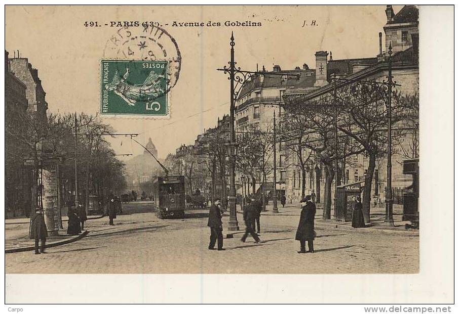 PARIS 13ème. - Avenue Des Gobelins. - District 13