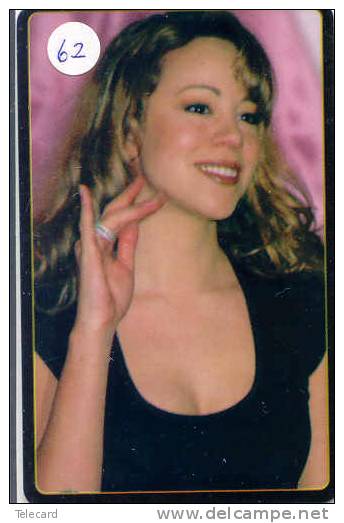 Mariah Carey (62) Telecarte Phonecard  MUSIC MUSIQUE MUZIEK - Music