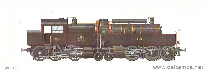 LOCOMOTIVE 6112 - FRANCE - 1909 - LES LABORATOIRES ROUSSEL - 82 - 62 L 20 - SOPEL - HISTOIRE DE LA LOCOMOTIVE - Collezioni