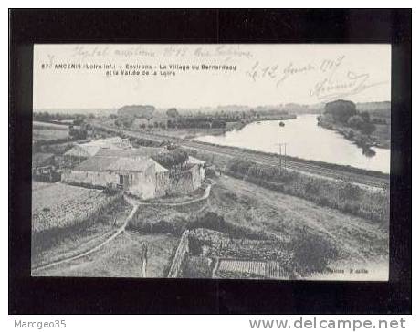 22389 Ancenis Environs Le Village Du Bernardeau & La Vallée De La Loire édit.chapeau N° 67 Rails Du Train Belle Carte - Ancenis