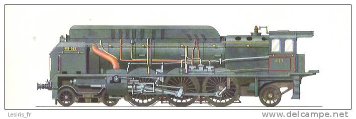 LOCOMOTIVE 231 - 052 -  FRANCE - 1910 A 1914 - LABORATOIRES ROUSSEL - 82 - 62 L 24 - SOPEL - PUBLICITE ROUSSEL - - Collezioni