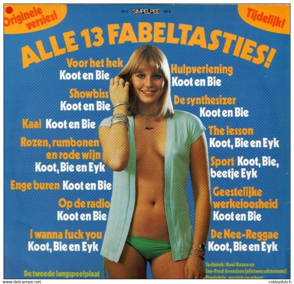 * LP * DE TWEEDE LANGSPEELPLAAT VAN HET SIMPLISTIES VERBOND (1976 Ex!!!) - Humor, Cabaret