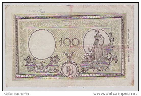 1740) Splendida Banconota Da 100 Lire Grande B Del 9-12-1942 Vedi Foto - 100 Liras