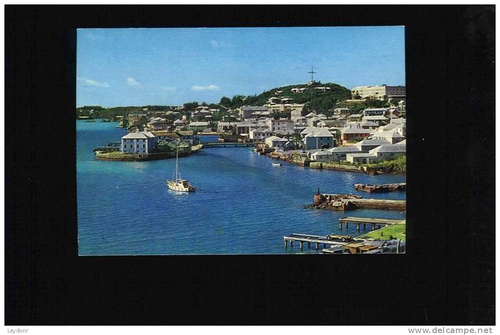 Bermuda - View Of The Harbour, The Old Town And The St. George Hotel - Bermuda