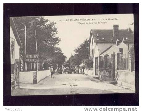 44 La Plaine Prefailles La Grande Rue Départ Du Courrier De Pornic édit.vasselier N° 1041 Malle Poste  Belle Carte - Préfailles