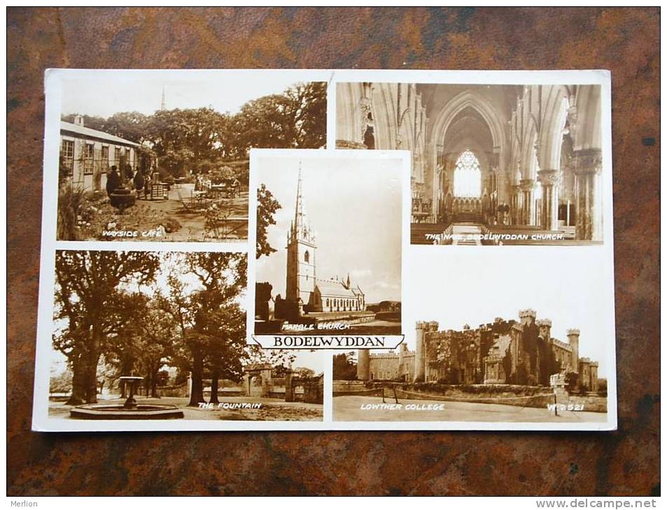 BODELWYDDAN Multiview  RPPC  Cca 1935-   VF   D9097 - Flintshire