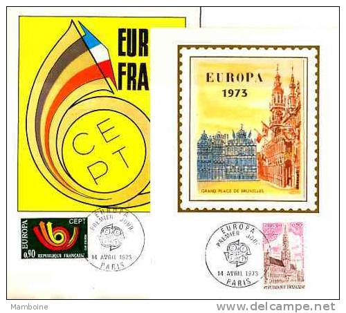 France  Europa  1973   N 1752/53 - 1973
