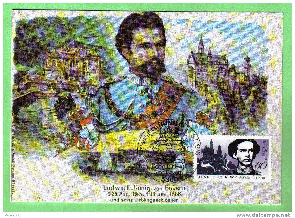 BRD / MC - CM / 1986/05/05 / Ludwig II König Von Bayern - Louis II De Bavière (28/08/1845 - 13/06/1886) - Other & Unclassified