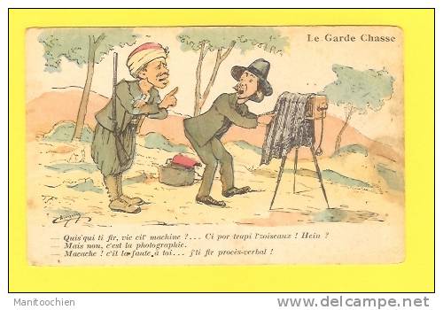 DESSIN DE CHAGNY LE GARDE CHASSE - Chagny