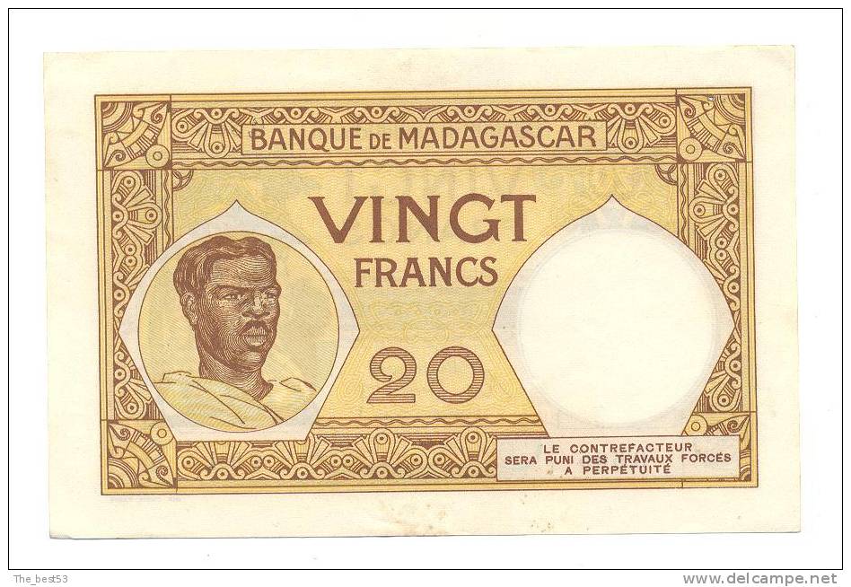 Vingt Francs - Madagascar
