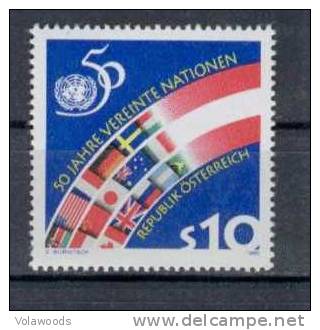 Austria - Serie Completa Nuova: 50° Anniversario Delle Nazioni Unite - Unused Stamps