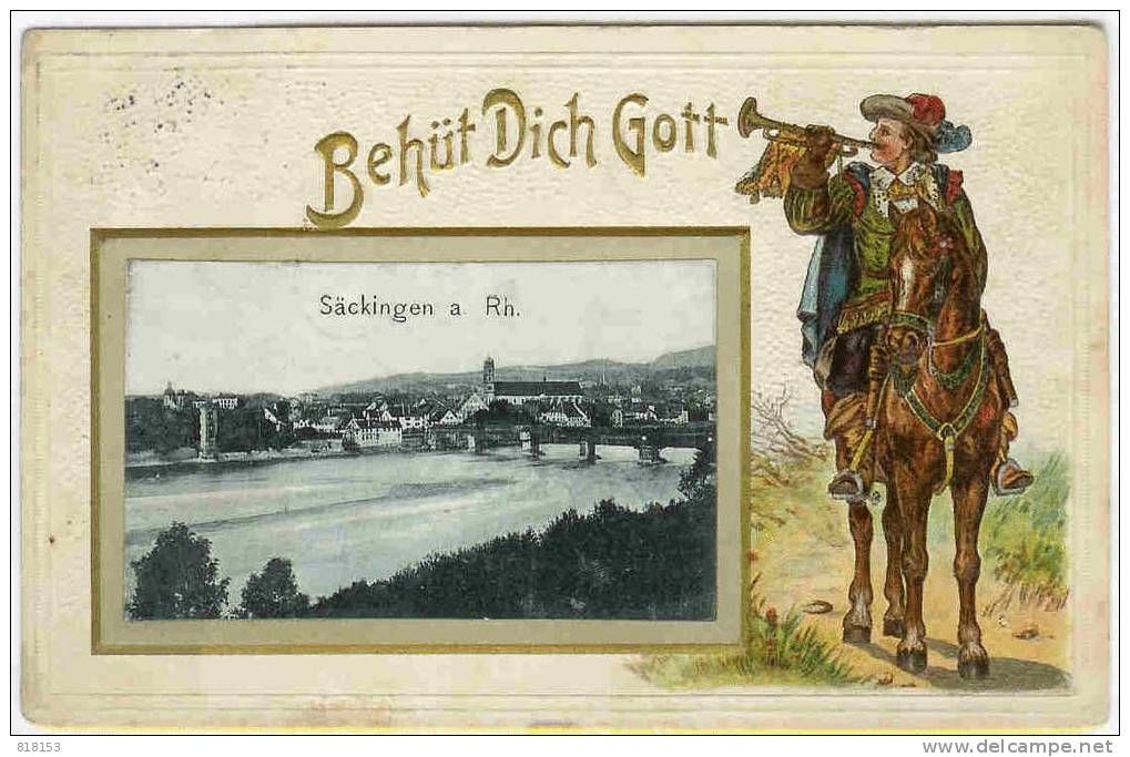 Säckingen A. Rh - Behut Dich Gott - Bad Säckingen