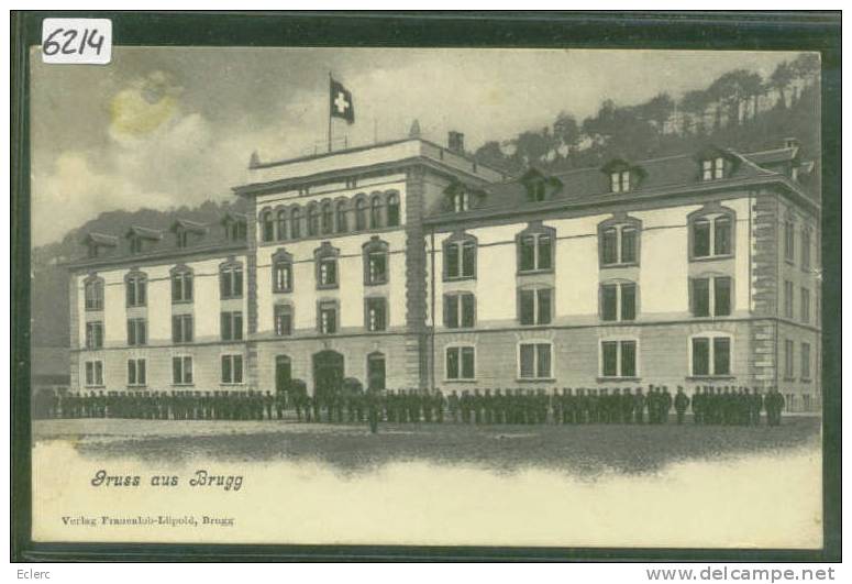 GRÜSS AUS DER KASERNE BRUGG  - TB - Brugg