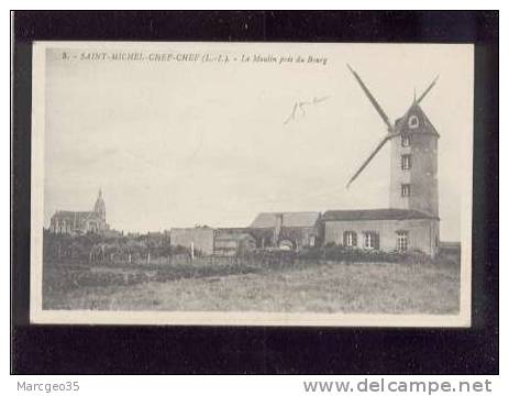 22489 St Michel Chef Chef Le Moulin Près Du Bourg édit.artaud N° 3 Moulin à Vent  Belle Carte - Saint-Michel-Chef-Chef