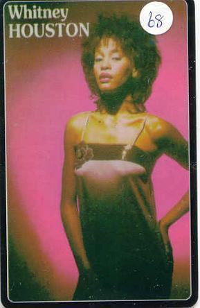 Whitney Houston Telefonkarte Telecarte Phonecard Music Musique Muziek  (68) - Music