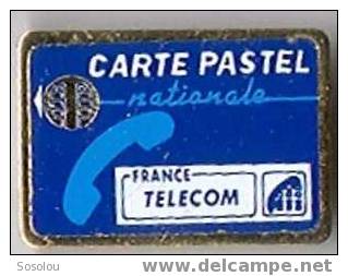 France Telecom. Carte Pastel  Nationale - France Télécom