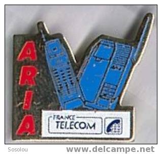 Arial (ecri Rouge ) Tel Bleu - Telecom De Francia