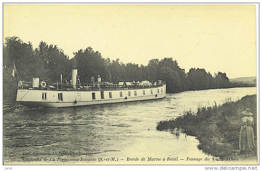 (SCAN.3644)   -ENVIRON DE LA FERTE-SOUS-JOUARRE-BORD DE MARNE A REUIL- - La Ferte Sous Jouarre