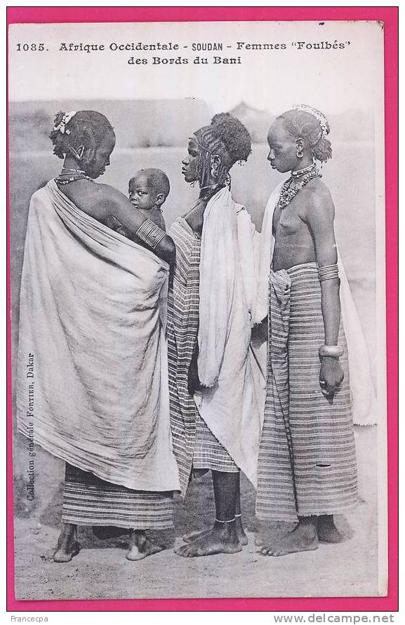 205 - AFRIQUE -  SOUDAN  Femmes "Foulbés" Des Bords Du Bani - Soudan