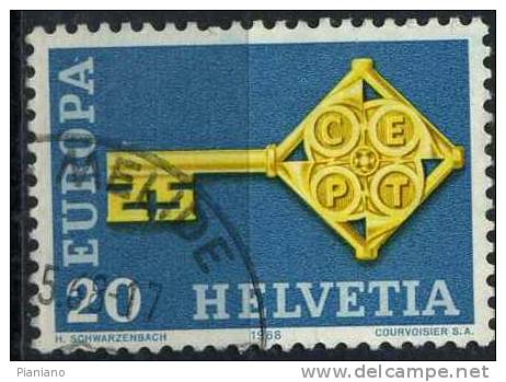 PIA - EUR - Svizzera - (Un 806) - 1968