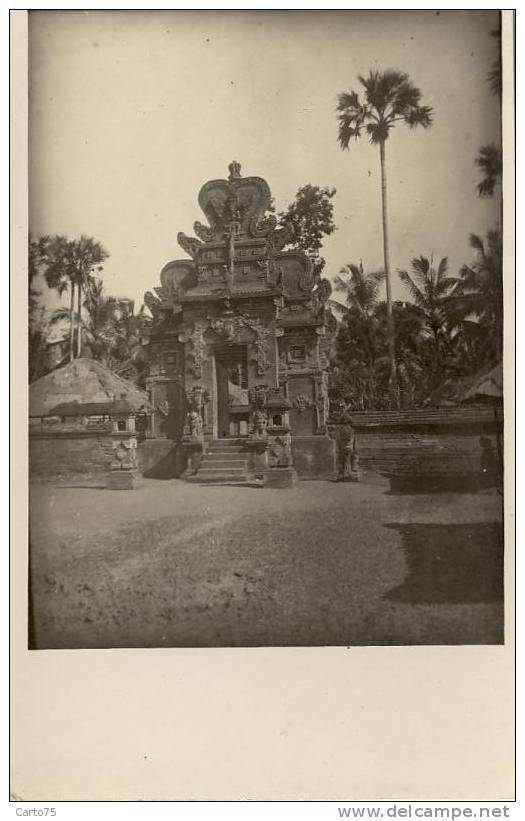 INDONESIE - ILE De BALI - Carte Photo - Temple Balinais - Indonésie