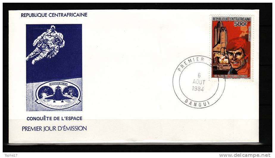 C2a4 - Centrafrique - 1984 - Y&T PA 308 FDC - Afrique