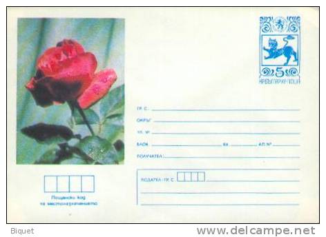 Bel Entier Bulgare Sur Les Roses, Neuf  TB (12) - Rosas