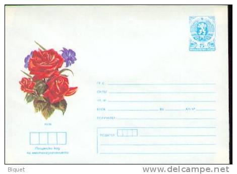 Bel Entier Bulgare Sur Les Roses, Neuf  TB (13) - Rosas