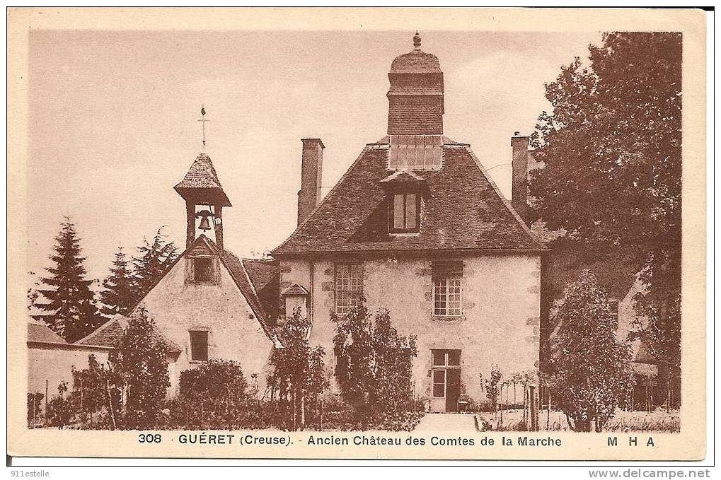 23  Guéret -  Ancien Chateau Des Comtes De La Marche - Guéret