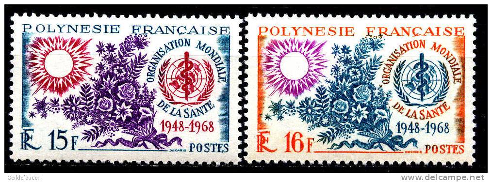 POLYNESIE  FRANCAISE - Yvert - 60/61** - Cote 24 € - Otros & Sin Clasificación