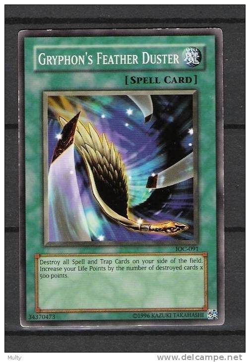 Gryphon's Feather Duster Spell Card - Yu-Gi-Oh