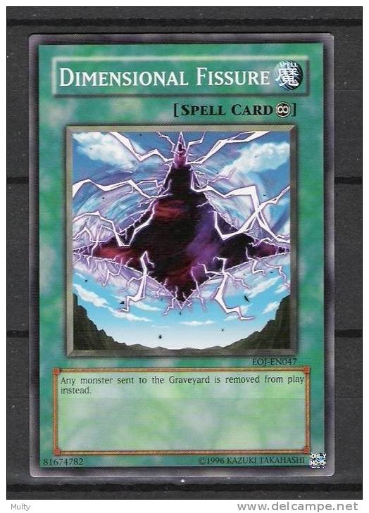 Dimensional Fissure Spell Card - Yu-Gi-Oh