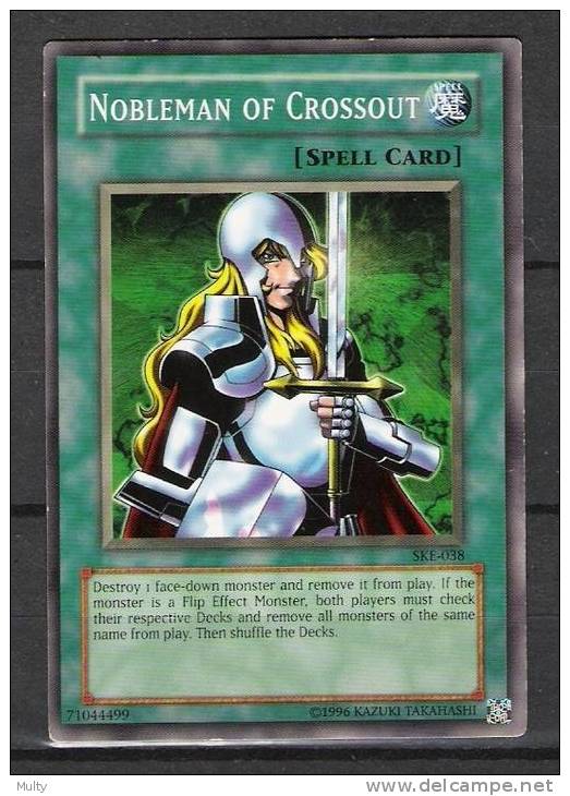Nobleman Of Crossout Spell Card - Yu-Gi-Oh